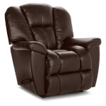 Maverick Brown Lthr Rocker Recl - Image 2
