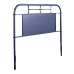 Lee Queen Navy Metal Headboard - Image 3