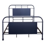 Lee Queen Navy Metal Bed - Image 3