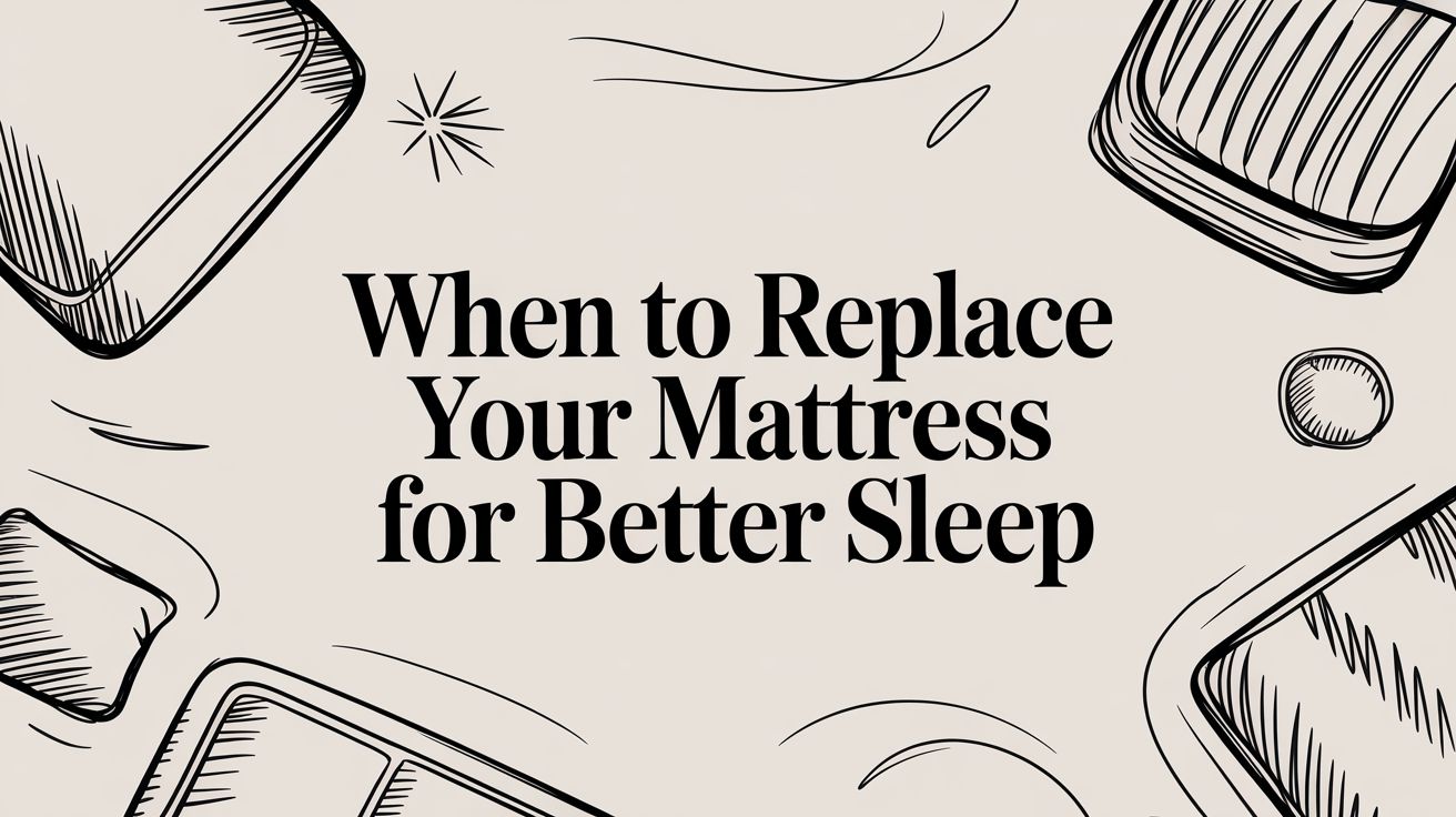 Guide to replacing your mattress for better sleep.