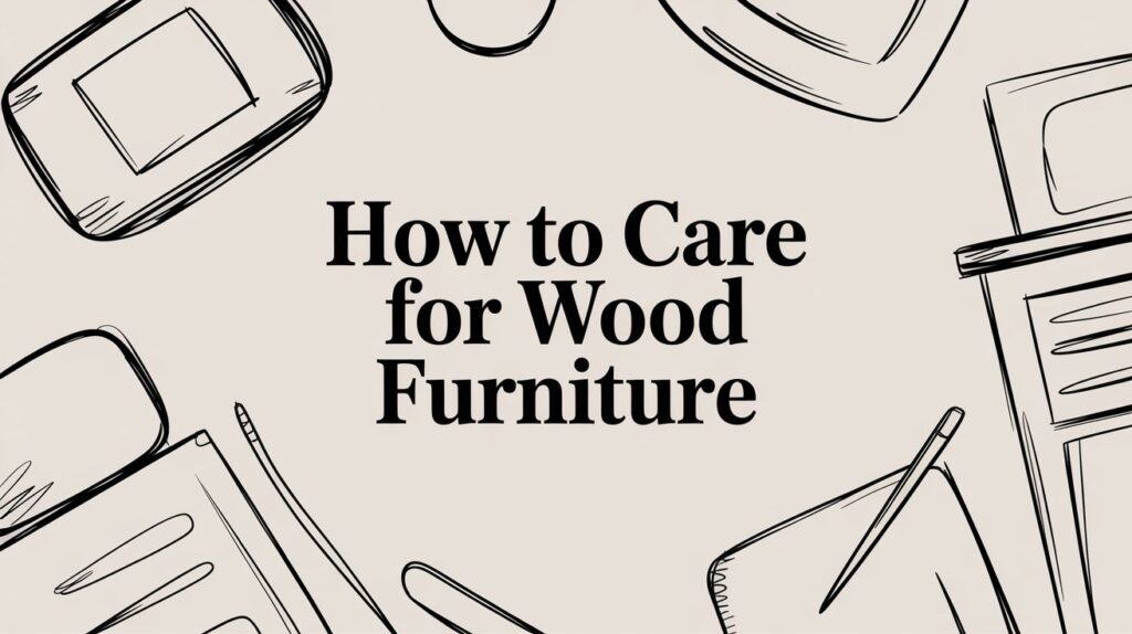 Guide on wood furniture care tips.