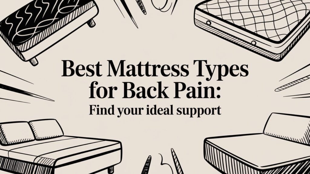 Best mattresses for back pain support.
