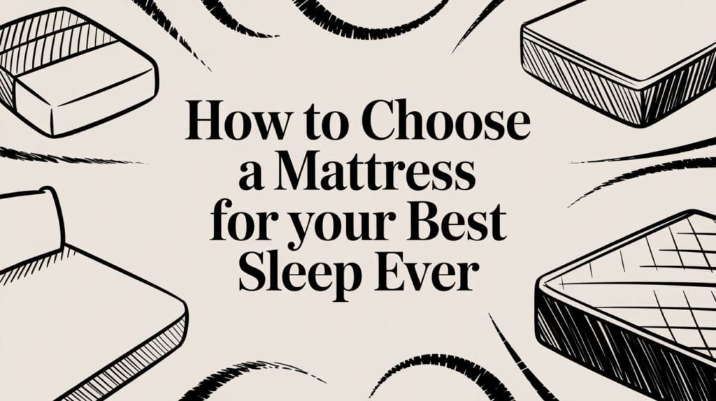 Guide to choosing the perfect mattress for sleep