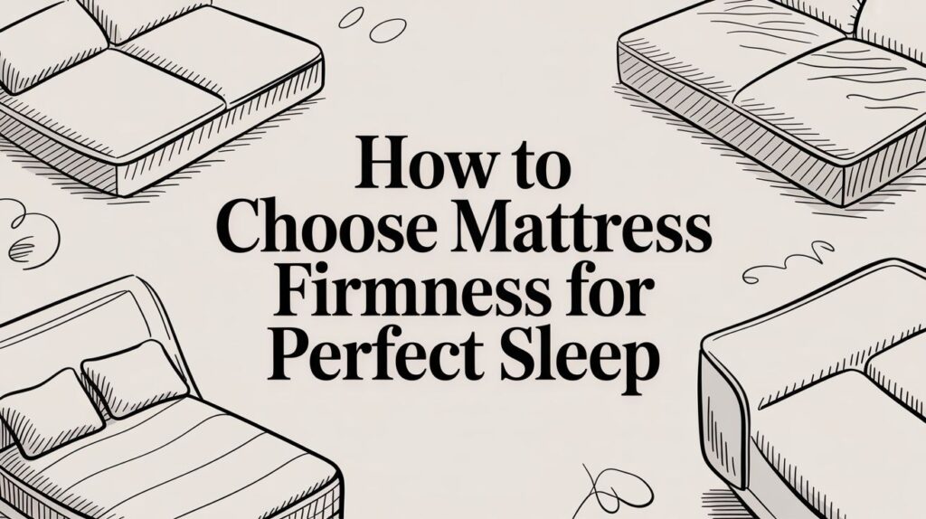 Guide on selecting mattress firmness for sleeping comfort