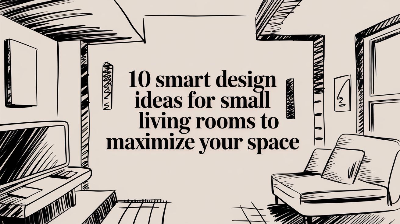 Small living room design ideas for space maximization.