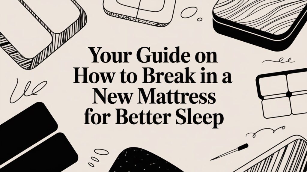 Guide: Break in a new mattress for better sleep.