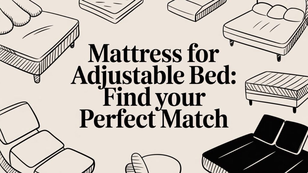 Find best mattress for adjustable bed options.