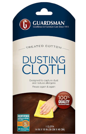 Guardsman treated cotton dusting cloth packaging