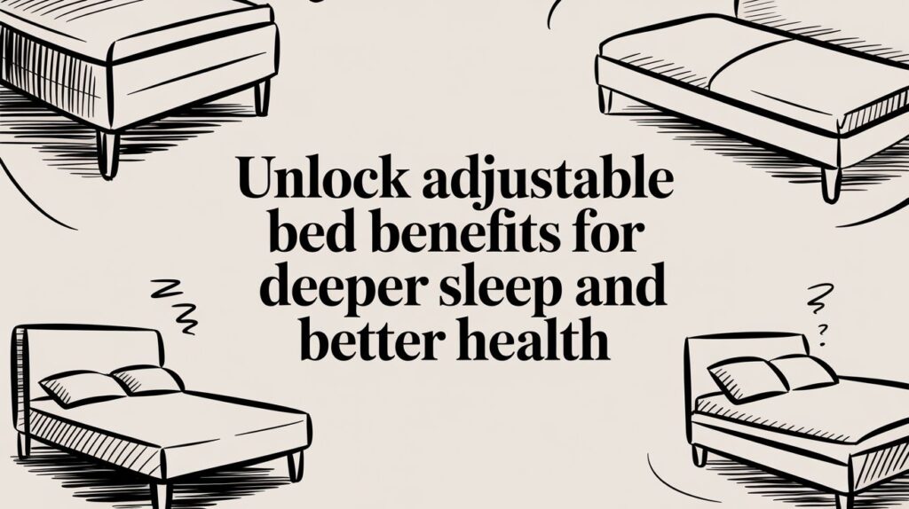 Adjustable beds enhance sleep and health benefits.