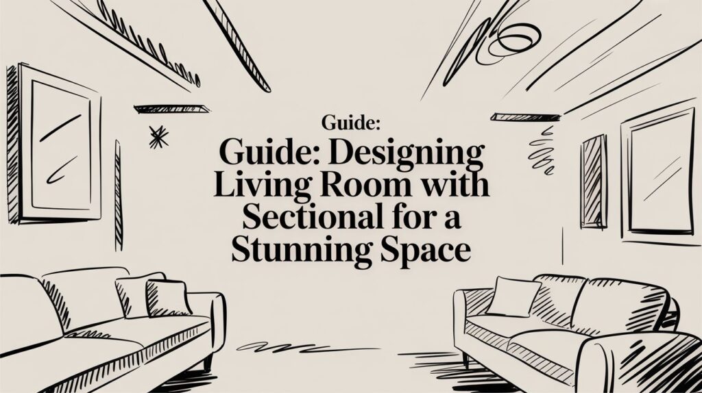 Living room design guide with sectionals