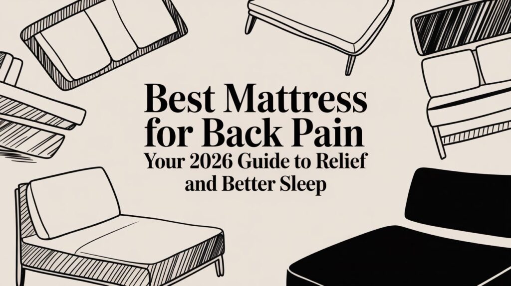Guide for best mattress for back pain relief.