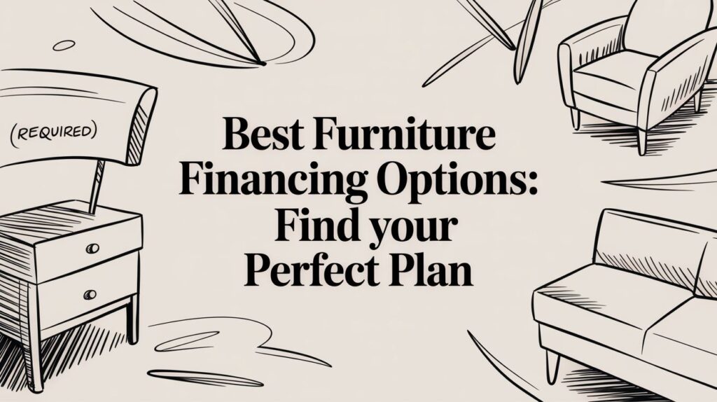 Furniture financing options illustration