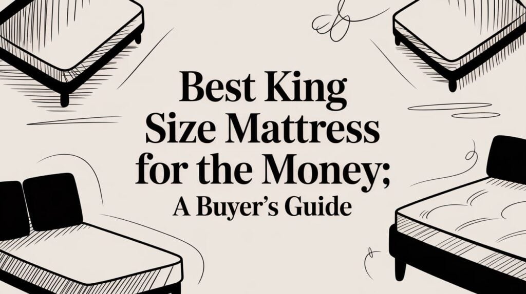 Graphic reading Best King Size Mattress Buyer's Guide
