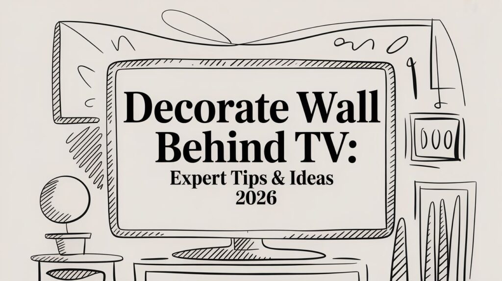 Decorate Wall Behind TV guide 2026