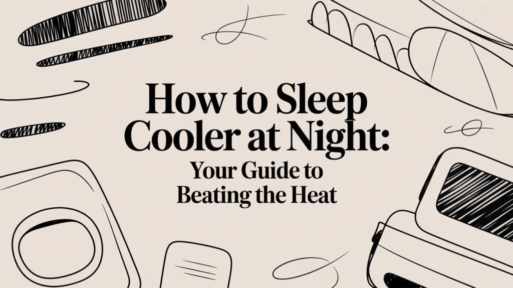Tips for cooler sleep at night
