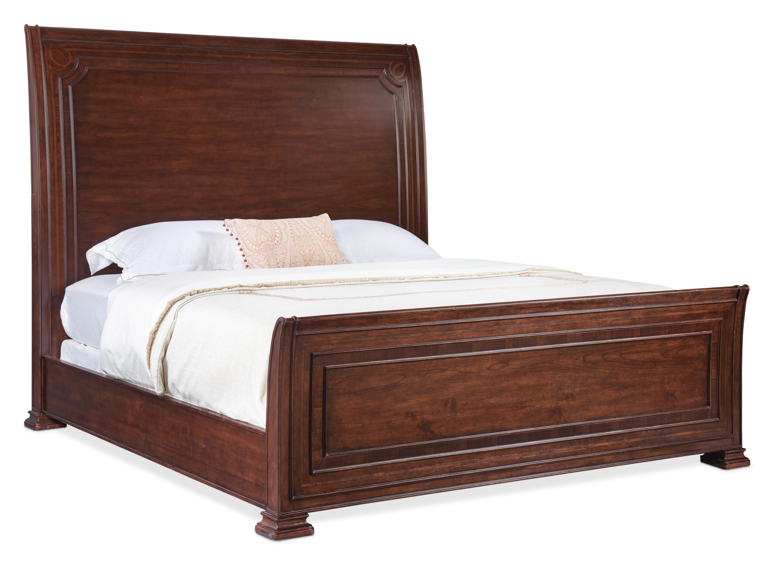 3310139dd72cd9544110040865eee8e4 Charleston Cal King Sleigh Bed - Image 1