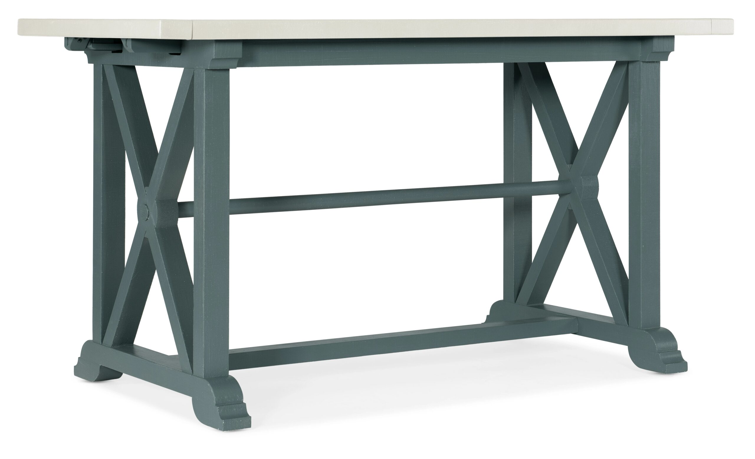 6679d7a0b9f12333a607d850dcc775ef Serenity Piers Friendship Table with 2-12in Leaves - Image 1