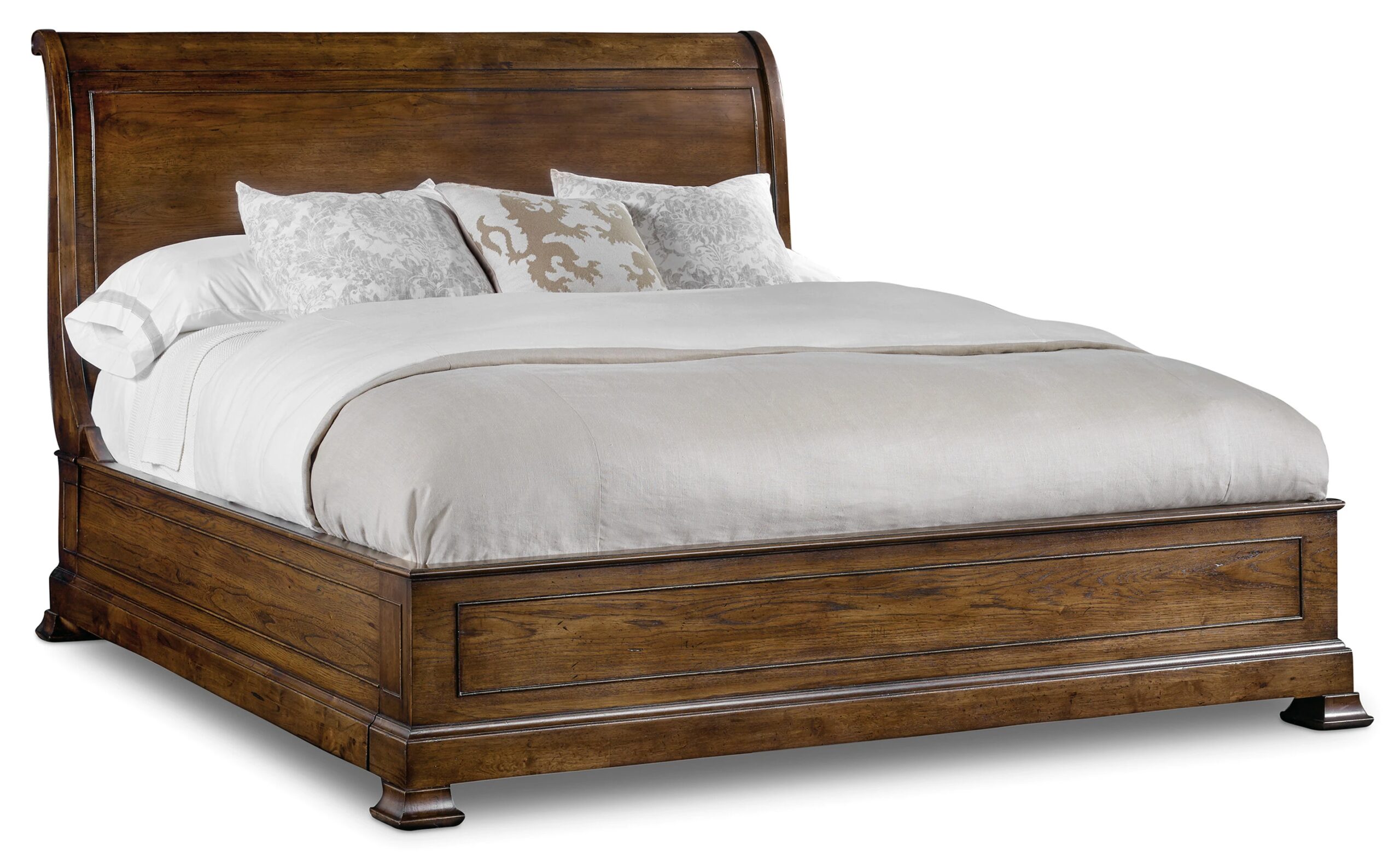 745410133af0227cd487e5b94f9ab76d Archivist King Sleigh Bed withLow Footboard - Image 1