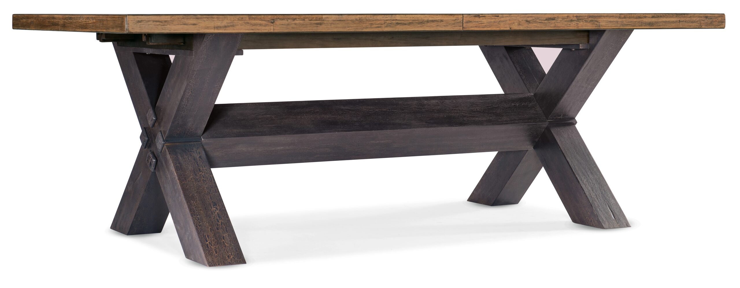 c18d8801022a9fc452f8207594981964 Big Sky Trestle Dining Table with 2-20in Leaves - Image 1
