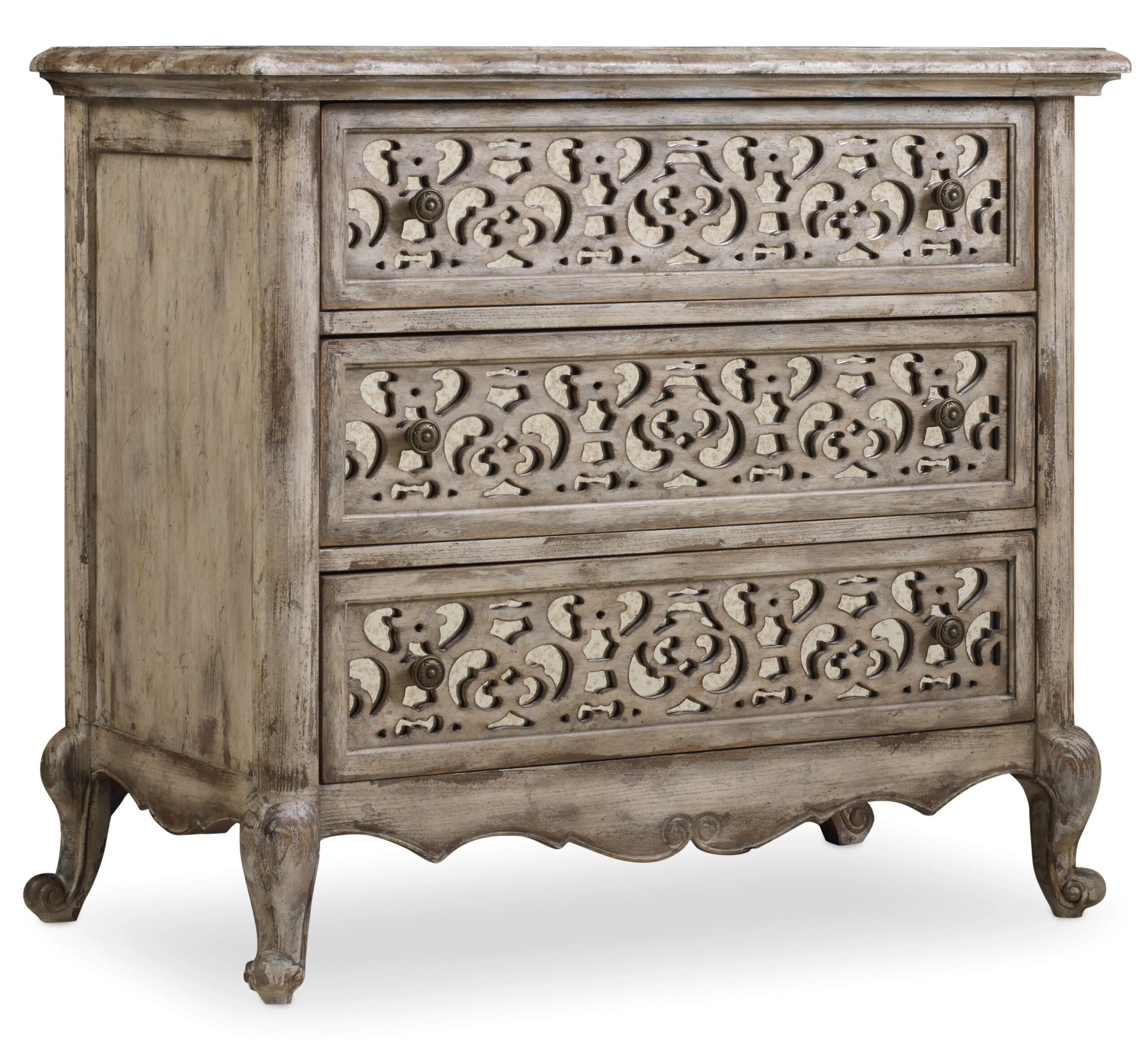 e3a2d392eac2d92e3b842d2c6bd8636c Chatelet Fretwork Nightstand - Image 1