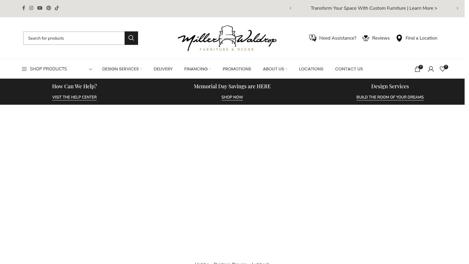 Screenshot from https://www.millerwaldrop.com