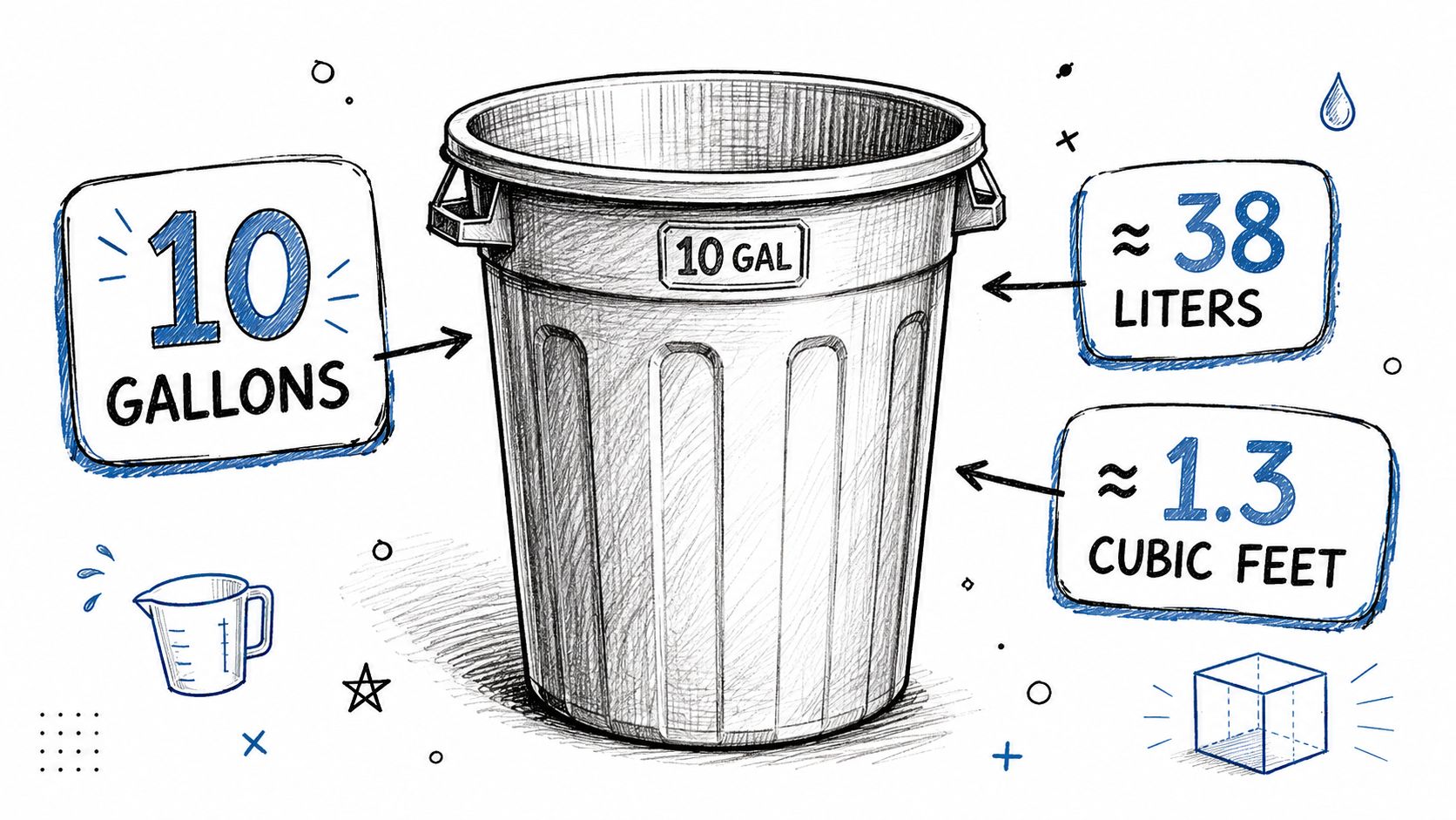 Decoding the 10-Gallon Trash Can